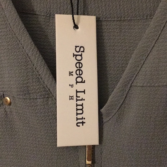 Olive Green Zip Pocketed Tank 1X Speed Limit - Picture 2 of 14